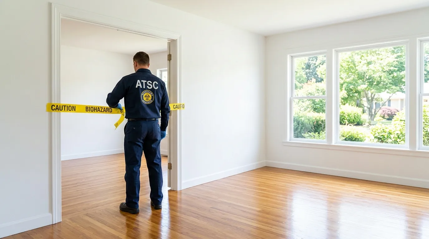 Certified biohazard cleanup crew performing Crime Scene Cleanup in Prescott